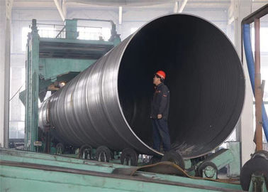 kualitas  Spiral Welded Steel SSAW Pipe / Steam And Low Pressure Liquid Pipeline pabrik