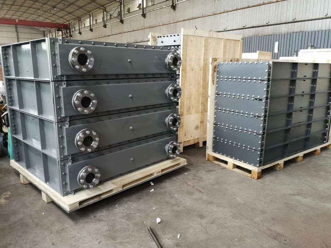 500x500x500 Mm Air Oil Cooler Oil Cooler Untuk Turbin Hidro Didesain Untuk Mengatasi Kisaran Viskositas Minyak 10-500 CSt