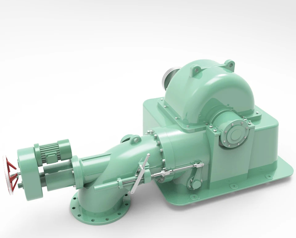 Desain pembangkit listrik tenaga air 500kW-30MW Tenaga nominal Vertikal / Metode instalasi horizontal 220V-11000V Tegangan