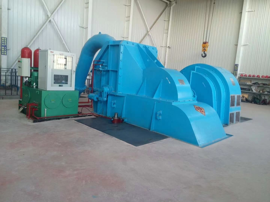 Kekuatan 200kw-20mw Pelton tipe turbin generator dengan tiristor mode eksitasi