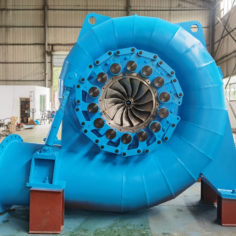 Generator turbin tipe Pelton yang disesuaikan dengan kisaran kecepatan 500-3000r/min