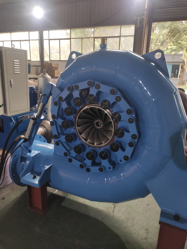 50Hz/60Hz Francis Water Turbine Generator untuk 20m-300M Rated Water Head Benefit