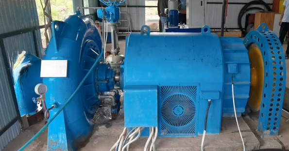 4 MW Kapasitas Turbin Hidro Tipe Francis Untuk Sustainablemini Power Station
