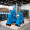 Precision Francis Turbine Generator Stainless Steel Runner Material Dan Frekuensi 50Hz/ 60HZ