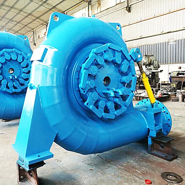 200kw-20mw Kapasitas Hydro Turbine Generator dengan 50 Tahun Umur / 450-1000rpm RPM