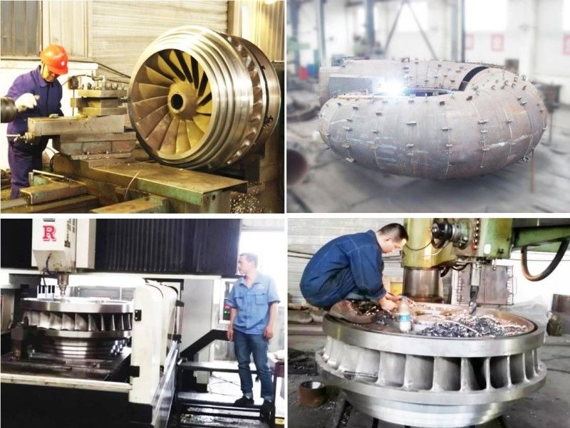 Runner Turbin Air Hidro Tanpa Sikat atau Eksitasi Statis Menawarkan Fleksibilitas OEM dan Tekanan Inlet 10 MPa Dioptimalkan untuk Sistem Pembangkit Listrik Tenaga Air