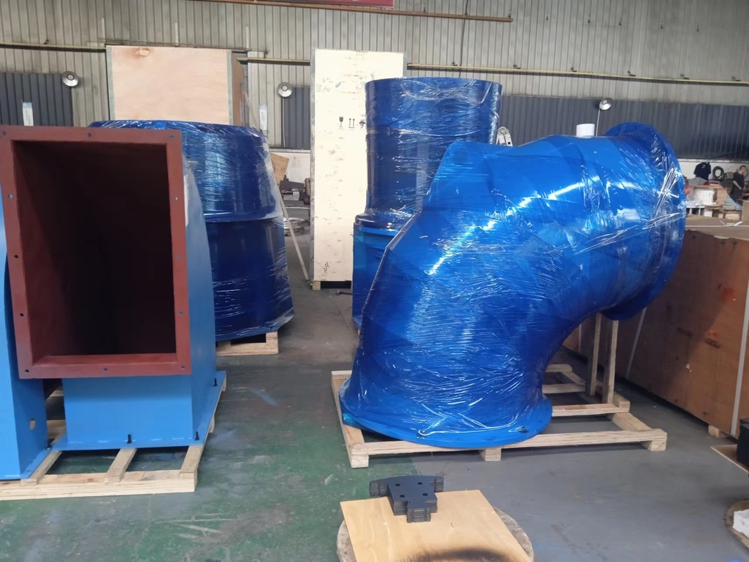 Custom Kapasitas Tinggi Kepala Turbin Air Baja Dan Model Baja Tidak Berlemak 5m-500m Kepala Air