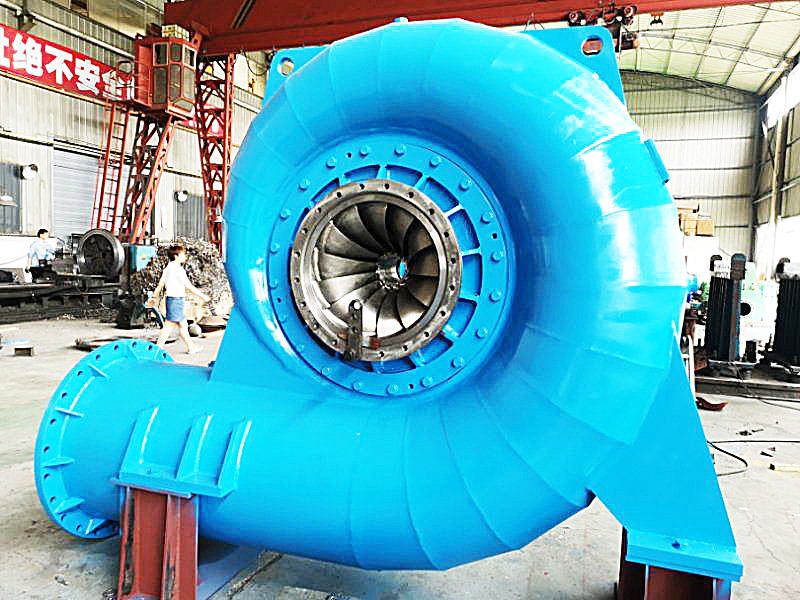 200KW-20MW Kapasitas Francis Turbine Generator / Kaplan Hydro Turbine Untuk Generasi Listrik Lanjutan