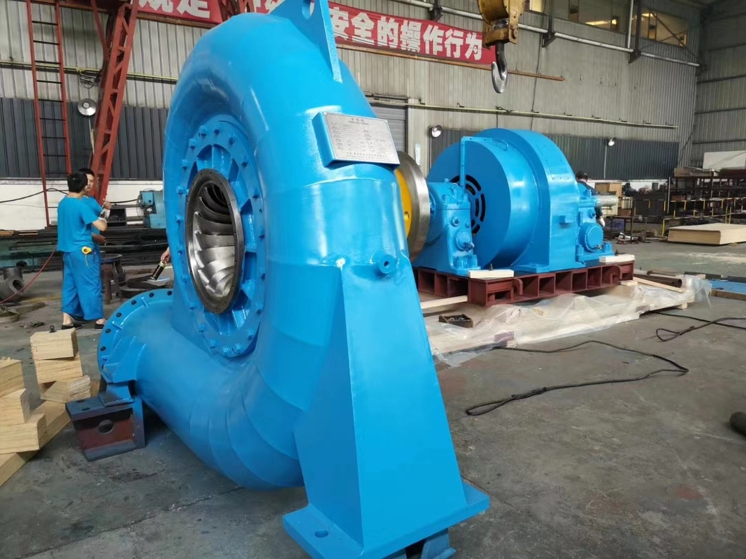 450-1000RPM Kecepatan Nominal Francis Turbin Air Generator untuk pembangkit listrik tenaga air