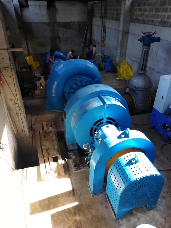 450-1000RPM Kecepatan Nominal Francis Turbin Air Generator untuk pembangkit listrik tenaga air
