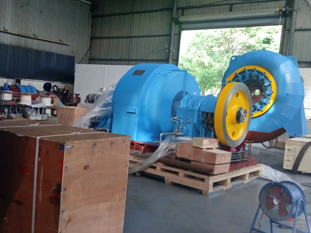 300KW-20MW Francis Turbine Generator Dengan Runner Stainless Steel Dengan Micro Governor