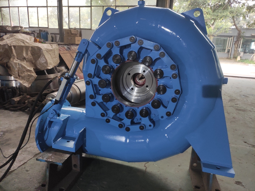 Generator Turbin Hidro yang disesuaikan 200kw-20mw 450-1000rpm 5m-500m Water Head Model