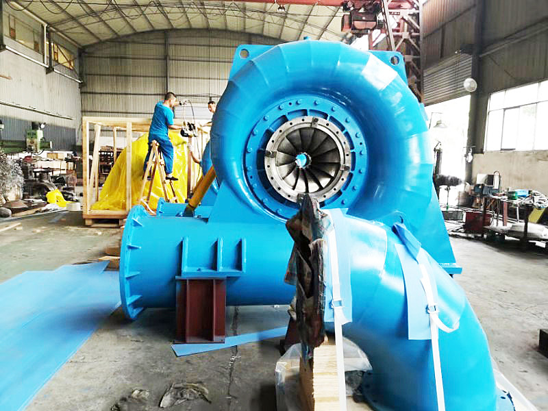 Daya tahan Generator Turbin Hidro Dengan Model Disesuaikan 5m-500m Kepala Air 50HZ/60HZ Frekuensi