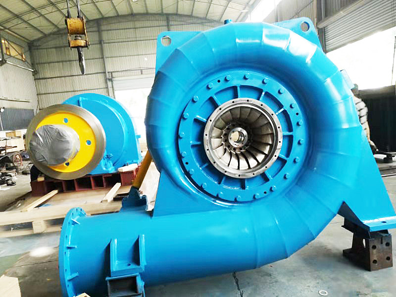 Daya tahan Generator Turbin Hidro Dengan Model Disesuaikan 5m-500m Kepala Air 50HZ/60HZ Frekuensi