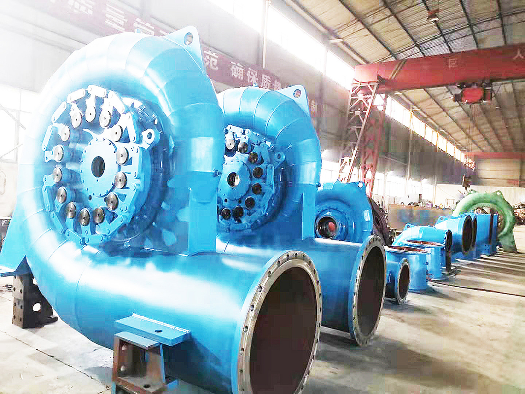 Francis Hydro Turbine Generator dengan Efisiensi 88-96% untuk Frekuensi 50HZ/60HZ dalam Generasi Listrik Tenaga Air