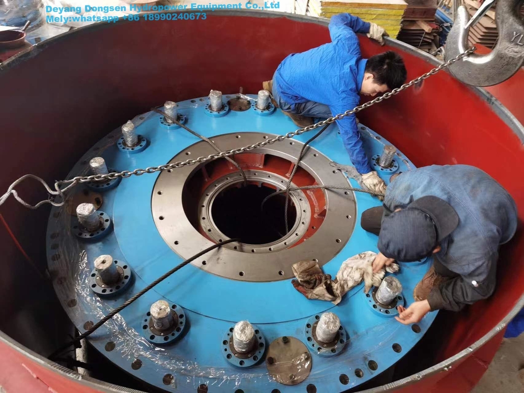 Generator Turbin Air Tegangan Vertikal/Horizontal Disesuaikan Dengan Panel Kontrol Otomatis / Manual