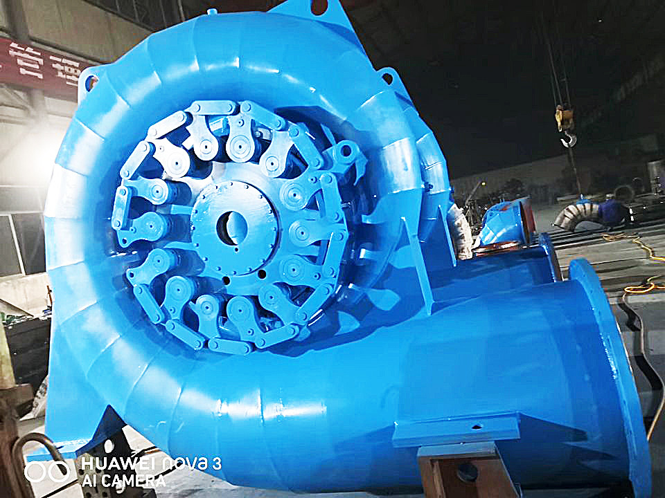 Generator Turbin Air Tegangan Vertikal/Horizontal Disesuaikan Dengan Panel Kontrol Otomatis / Manual