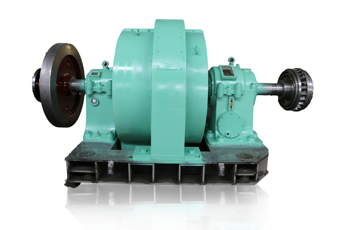 Tegangan IP54 Pelton Hydraulic Turbine Generator Stainless Steel Cast Iron 500-3000r/min Kisaran Kecepatan