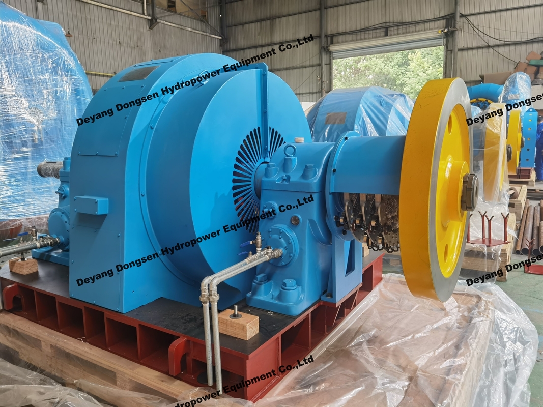 Efisiensi Turbin air dalam ruangan / udara luar ruangan / pendinginan air 220V-690V 200kw-20mw Daya keluar