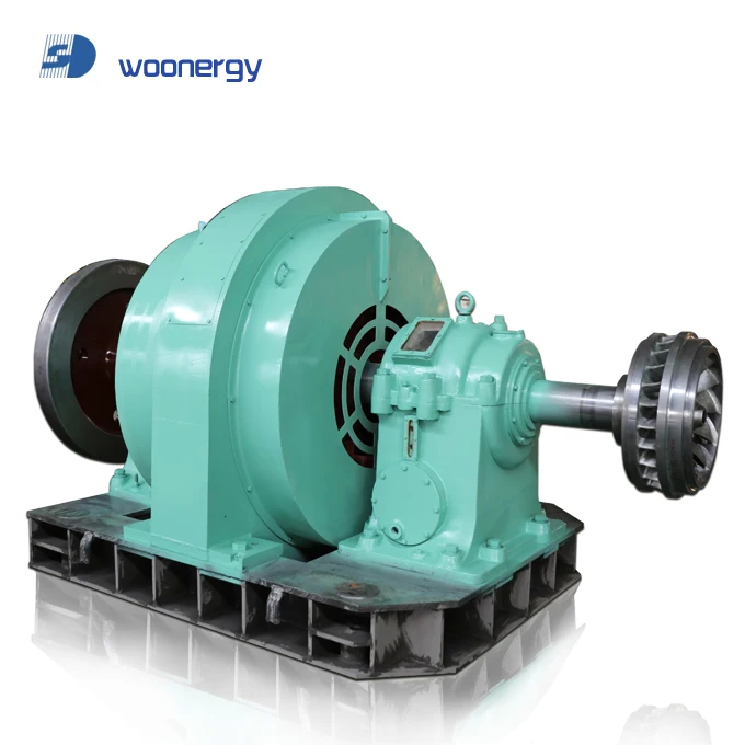 Generator Turbin Air Vertikal Tanpa Sikat 200kw-20mw Daya Keluar Instalasi Indoor/Outdoor 50Hz/60Hz
