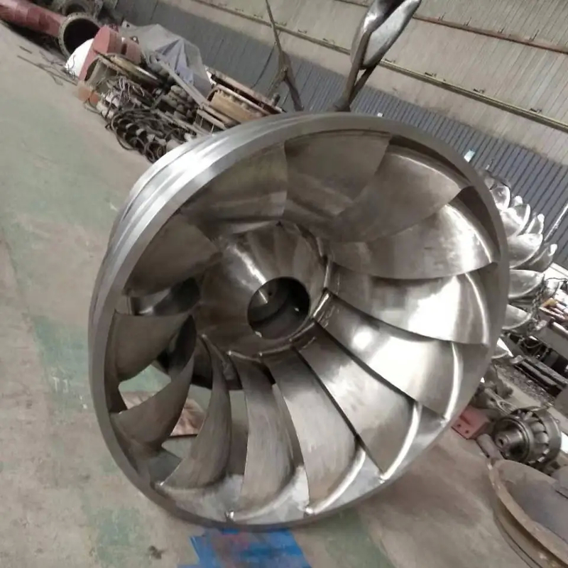 Vertikal atau Horizontal 450-1000RPM Kecepatan Nominal Francis Turbine Generator Dengan Riner Baja Rinsing