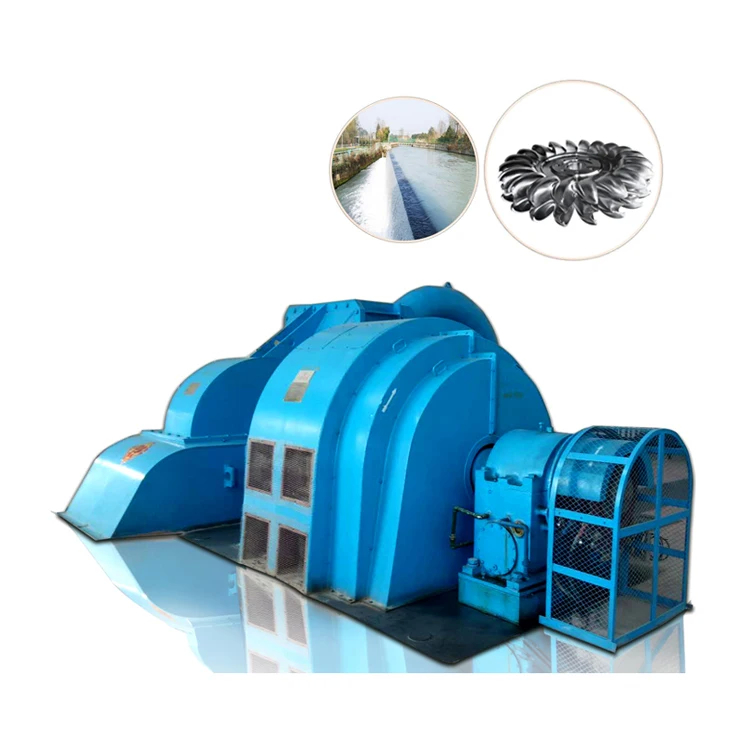 100-1000A Udara/Minyak Pendingin Pelton Turbine Generator Baja tahan karat Dengan Microgovernor