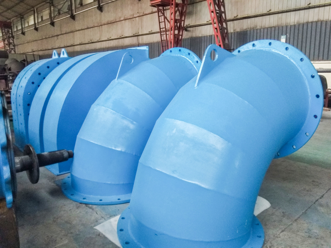 Vertikal atau Horizontal Francis Turbine Generator 400V 800V 6.3kV 10kV 50Hz/ 60HZ 20m-300M Nominal Kepala Air
