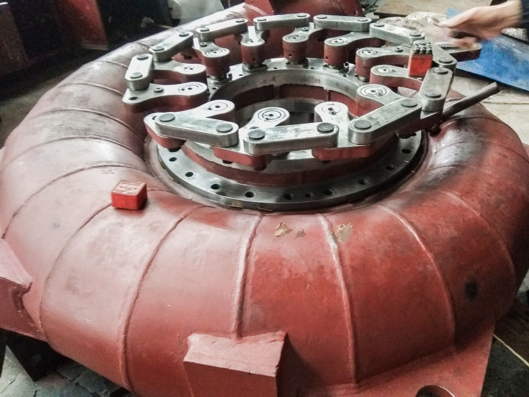 Vertikal atau Horizontal Francis Turbine Generator 400V 800V 6.3kV 10kV 50Hz/ 60HZ 20m-300M Nominal Kepala Air