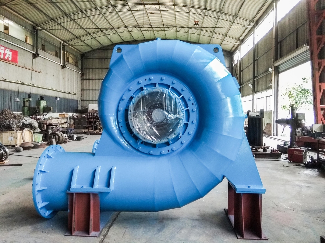 Efisiensi 50HZ/60HZ Turbin Air Francis Dengan Kepala Air 5m-500m Dengan Transformer
