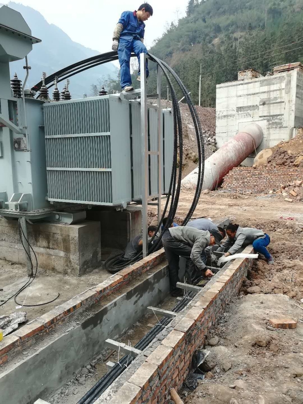 Generator Turbin Air Vertikal Tanpa Sikat 200kw-20mw Daya Keluar Instalasi Indoor/Outdoor 50Hz/60Hz