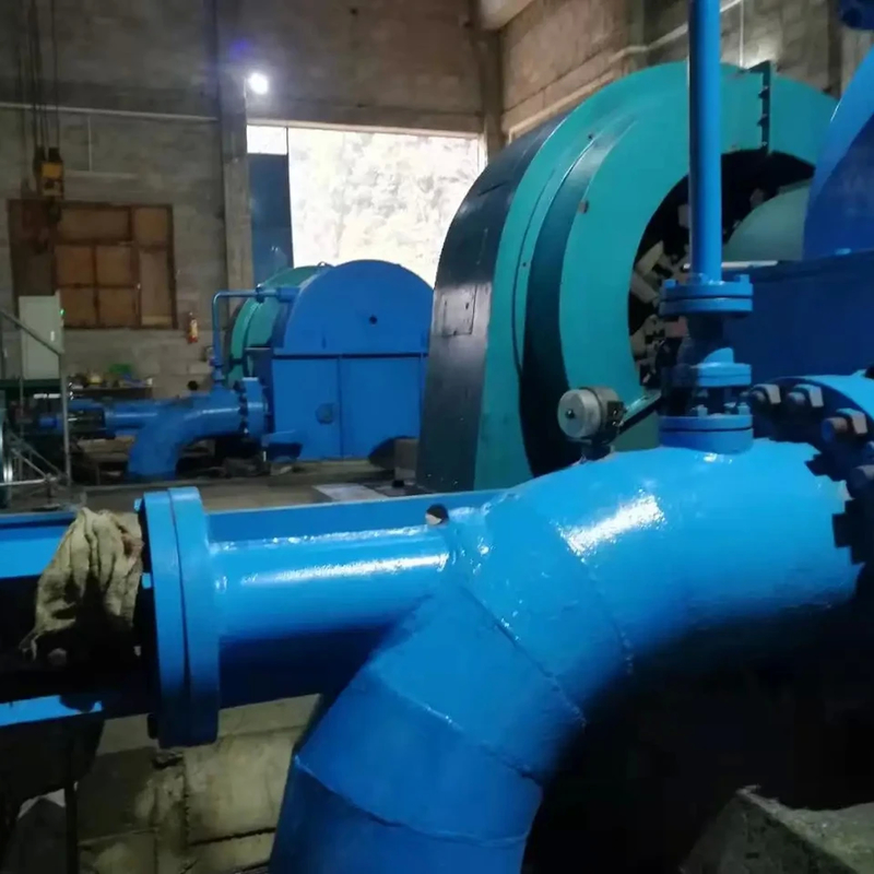Efisiensi Generator Turbin Turgo Baja Rinsless 500-3000rpm 50Hz/60Hz 200kW-30MW Daya nominal