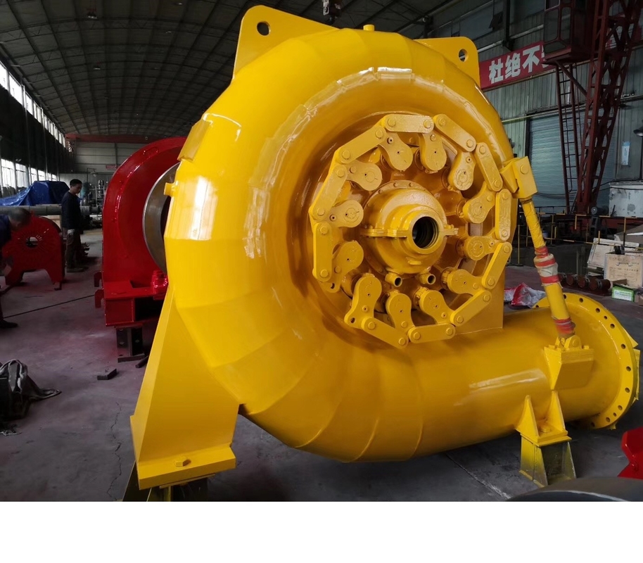 Generator Turbin Air Warna yang disesuaikan dengan kisaran kecepatan 300-3000 rpm dan output daya 200kW-20MW