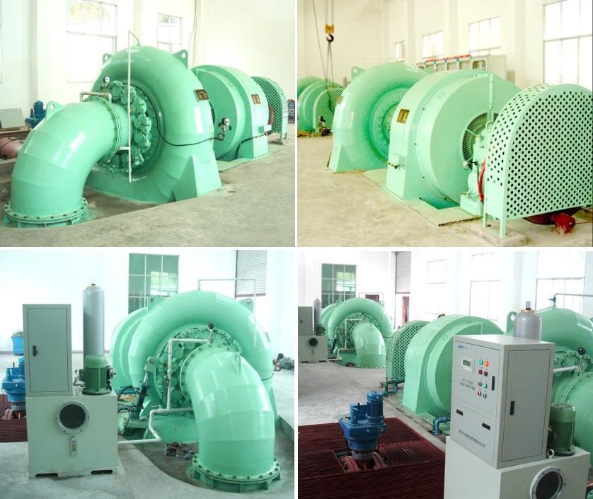 Generator tenaga turbin Pelton stainless steel dengan pendinginan udara/minyak - arus 100-1000A