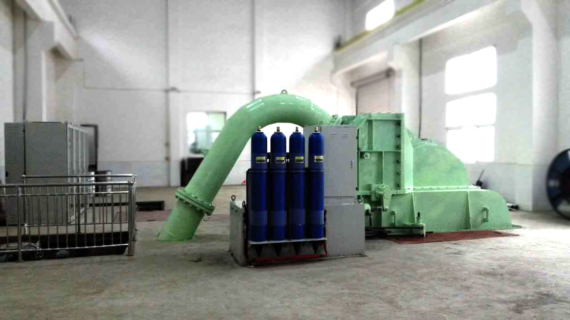 Daya tahan Generator Hidroturbin Baja 5m-500m Frekuensi kepala air 50/60HZ Untuk pembangkit listrik