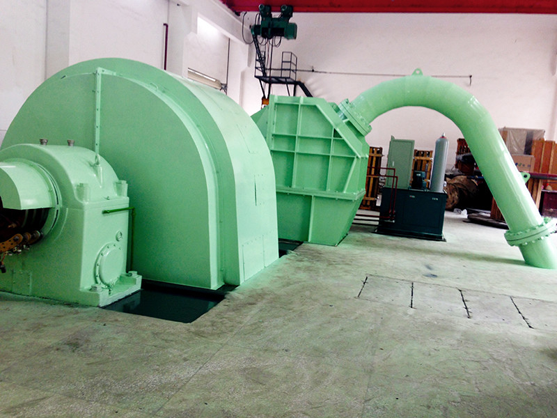 Efisiensi 88-96% Turbin Air Kepala Tinggi Pabrik Turbin Hidro Pelton Disesuaikan dengan Spesifikasi Anda