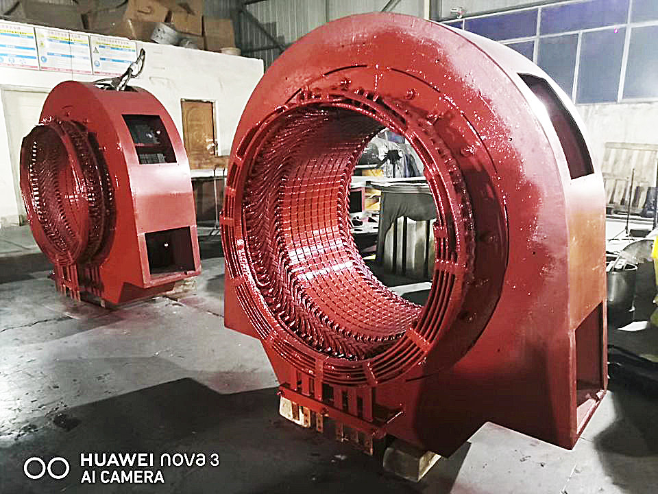 Generator Turbin Air Tegangan Vertikal/Horizontal Disesuaikan Dengan Panel Kontrol Otomatis / Manual