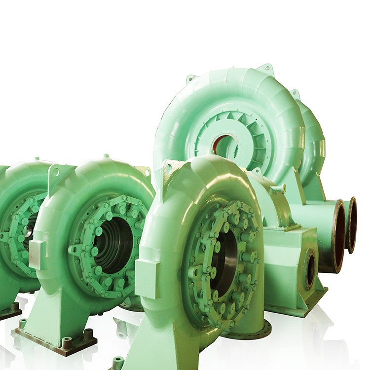 200kw-20mw Durability Steel Stainless Steel Hydro Turbine Generator Untuk Kepala Air 5m-500m