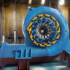 Generator Turbin Air Tanpa Sikat yang Disesuaikan dengan Kontrol Otomatis untuk Instalasi Vertikal