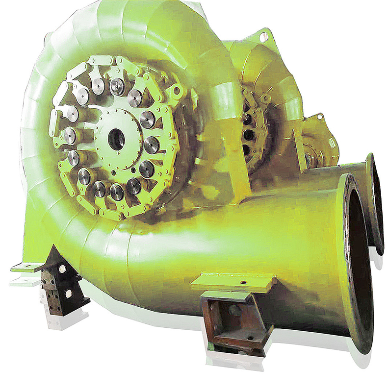 Generator Turbin Hidro Disesuaikan untuk 200kw-20mw Kapasitas 450-1000rpm 5m-500m Kepala air