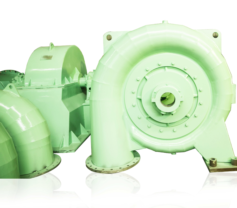 200kw-20mw Durability Steel Stainless Steel Hydro Turbine Generator Untuk Kepala Air 5m-500m