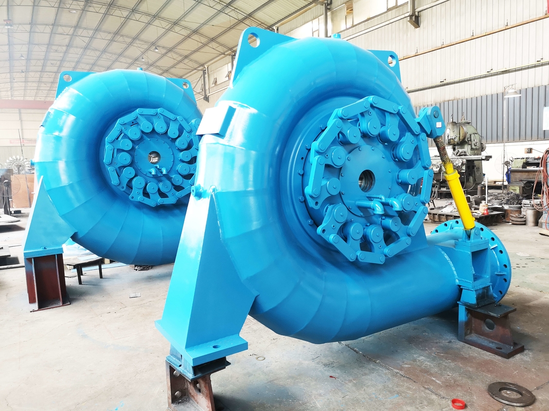 Generator Turbin Air Otomatis Francis dari Baja Rustless 6.3kV Instalasi vertikal atau horisontal
