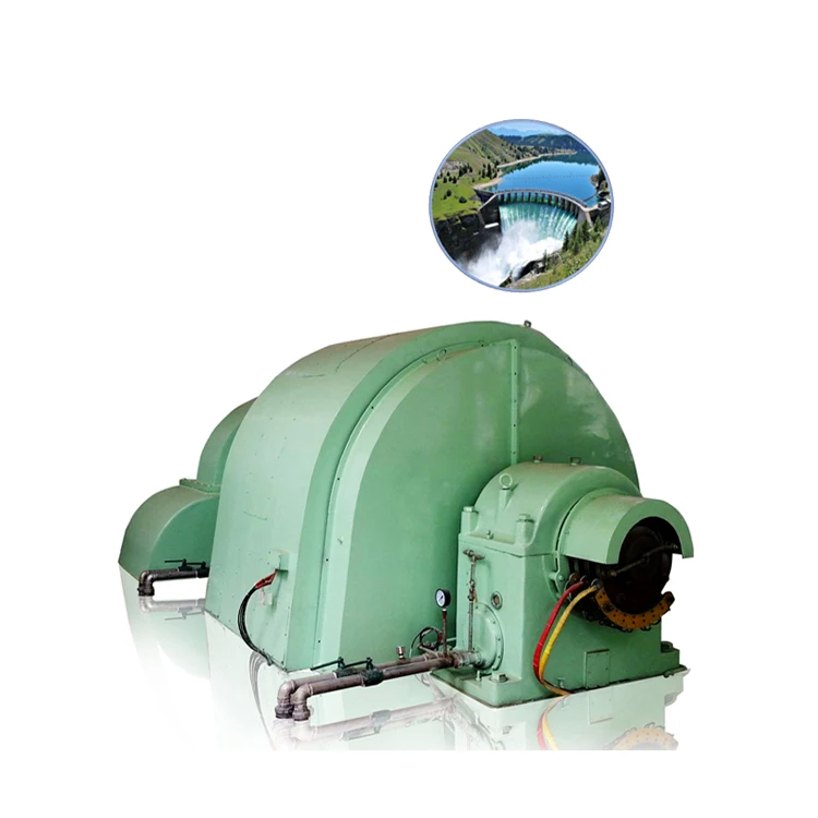 Steel Hydro Turbine Generator dengan daya tahan 50/60HZ Frekuensi dan 450-1000rpm RPM