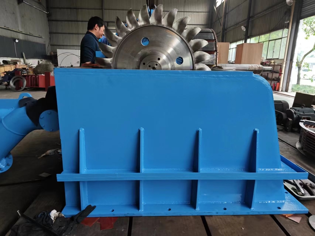 Generator Turbin Hidro 500KW-10MW Bekerja pada 450-1000rpm untuk berbagai ketinggian kepala air