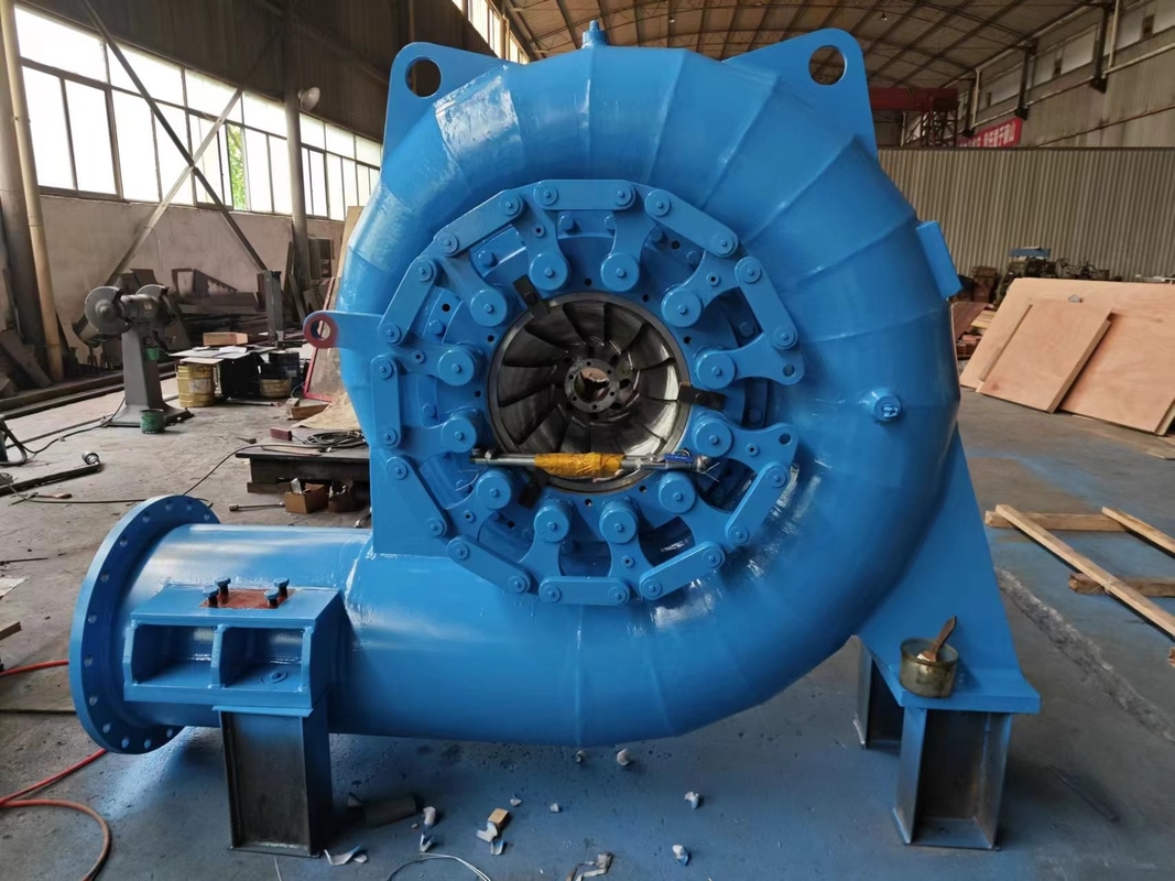 Stainless Steel Francis Turbine Generator Untuk Kepala Air 5m-500m Dengan Kualitas Tinggi