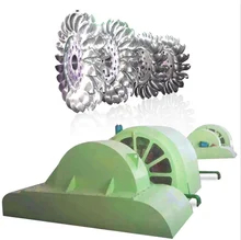 Generator Turbin Air Warna Disesuaikan 450-1000 RPM Kisaran Kecepatan untuk Instalasi Indoor / Outdoor 220V-690V