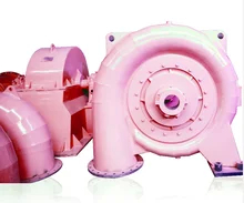 Generator Turbin Air Tanpa Sikat 200kw-20mw Instalasi vertikal 50Hz/60Hz Frekuensi nominal 220V-690V Tegangan