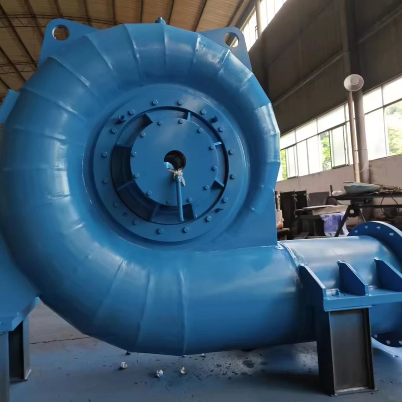 200kw-20mw Custom Steel dan stainless steel Francis Turbine Generator untuk kecepatan rotasi