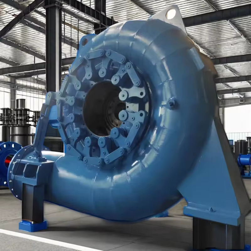 Francis Turbine Generator 450-1000RPM Nominal Kepala 20m-300M Nominal Tegangan 400V-10kV