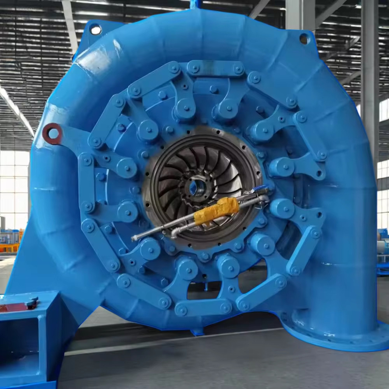 6.3kV tegangan nominal stainless steel runner Francis generator turbin air