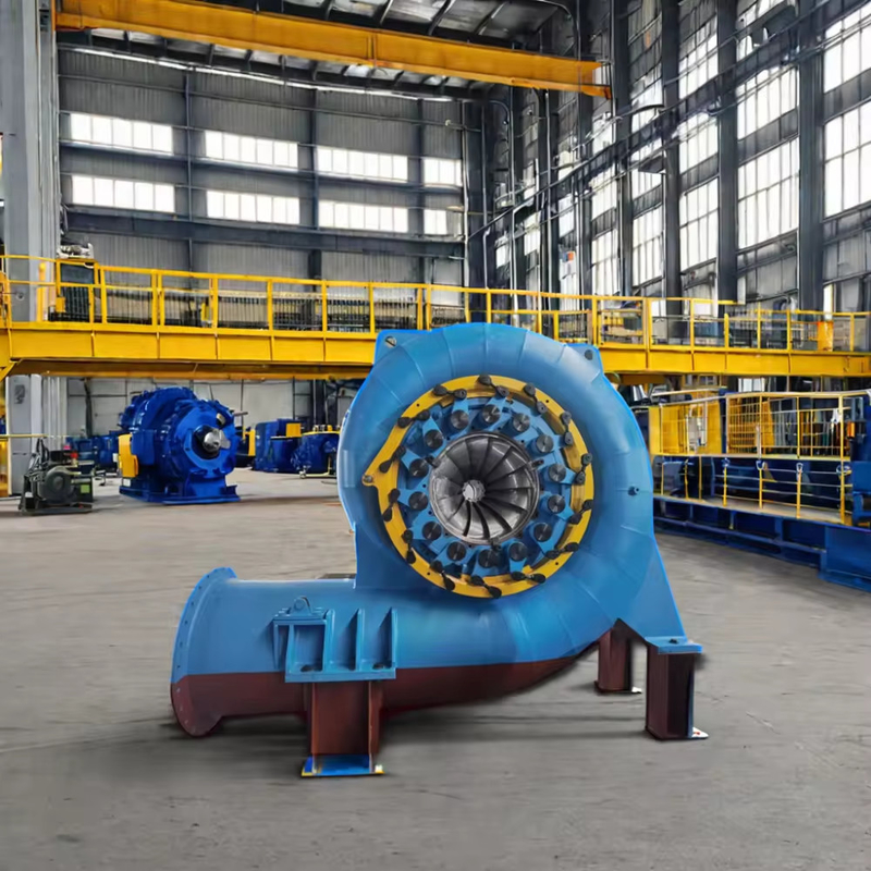 200kw-20mw Generator Turbin Hidro Untuk Berbagai Kepala Air 50HZ/60HZ Frekuensi 450-1000rpm